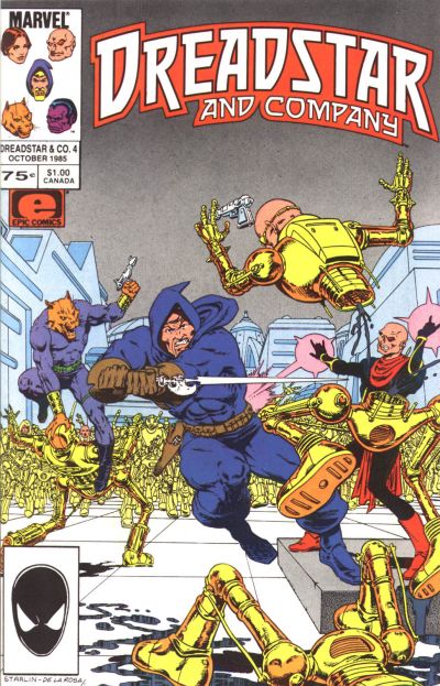 Cover for Dreadstar and Company (Marvel, 1985 series) #4 [Direct]