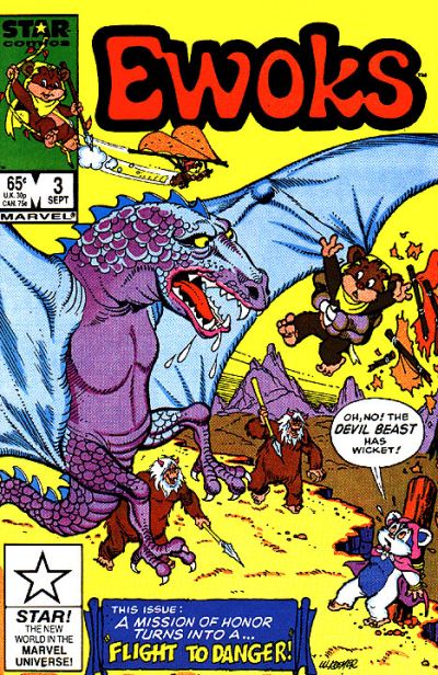 Cover for The Ewoks (Marvel, 1985 series) #3 [Direct]