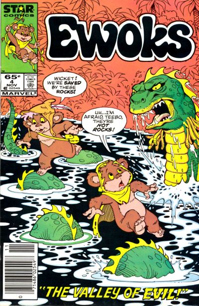 Cover for The Ewoks (Marvel, 1985 series) #4 [Newsstand]
