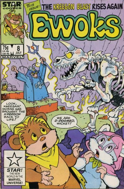 Cover for The Ewoks (Marvel, 1985 series) #8 [Direct]