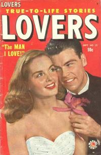 Cover for Lovers (Marvel, 1949 series) #25