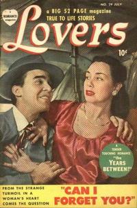 Cover for Lovers (Marvel, 1949 series) #29