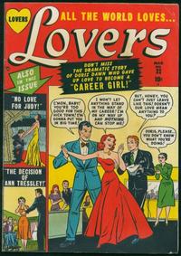 Cover for Lovers (Marvel, 1949 series) #32