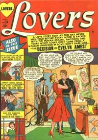 Cover for Lovers (Marvel, 1949 series) #34