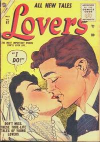 Cover for Lovers (Marvel, 1949 series) #67