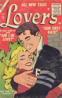 Cover Thumbnail for Lovers (Marvel, 1949 series) #72