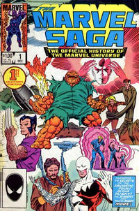 Cover Thumbnail for The Marvel Saga the Official History of the Marvel Universe (Marvel, 1985 series) #1 [Direct]