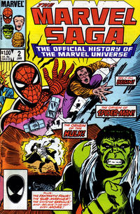 Cover Thumbnail for The Marvel Saga the Official History of the Marvel Universe (Marvel, 1985 series) #2 [Direct]