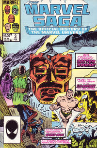Cover for The Marvel Saga the Official History of the Marvel Universe (Marvel, 1985 series) #3 [Direct]