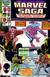 Cover Thumbnail for The Marvel Saga the Official History of the Marvel Universe (Marvel, 1985 series) #7 [Direct]