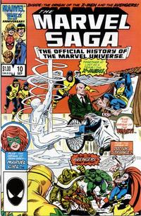 Cover Thumbnail for The Marvel Saga the Official History of the Marvel Universe (Marvel, 1985 series) #10 [Direct]