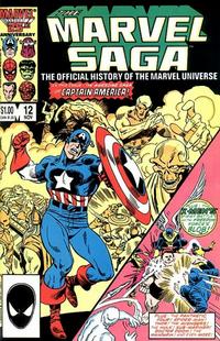 Cover Thumbnail for The Marvel Saga the Official History of the Marvel Universe (Marvel, 1985 series) #12 [Direct]