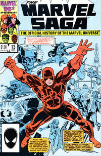 Cover Thumbnail for The Marvel Saga the Official History of the Marvel Universe (Marvel, 1985 series) #13 [Direct]