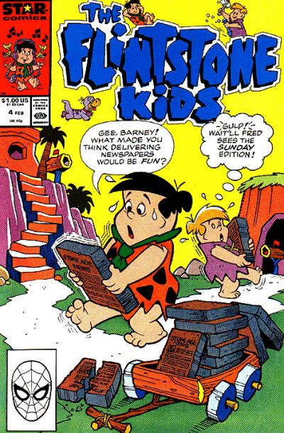 Cover for Flintstone Kids (Marvel, 1987 series) #4 [Direct]