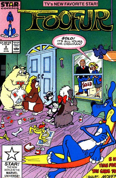 Cover for Foofur (Marvel, 1987 series) #3 [Direct]