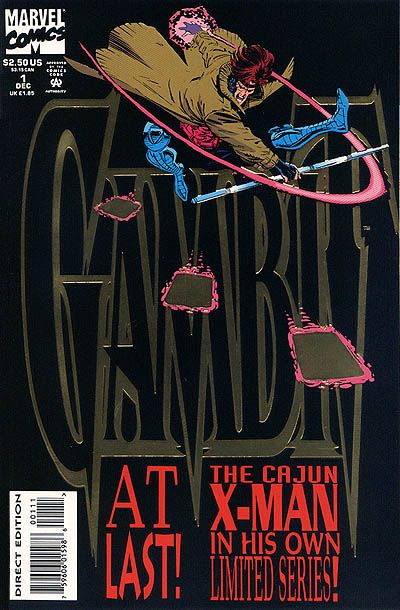 Cover for Gambit (Marvel, 1993 series) #1 [Direct Edition]