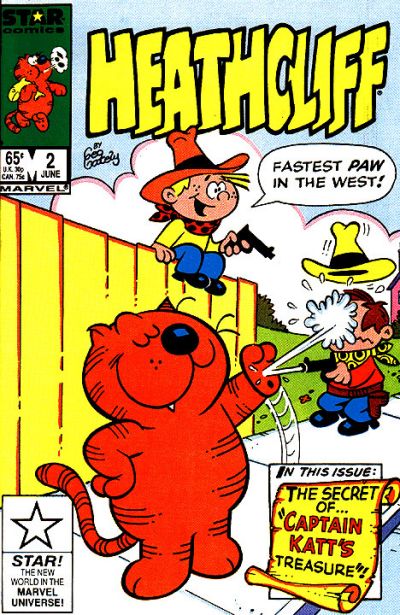 Cover for Heathcliff (Marvel, 1985 series) #2 [Direct]