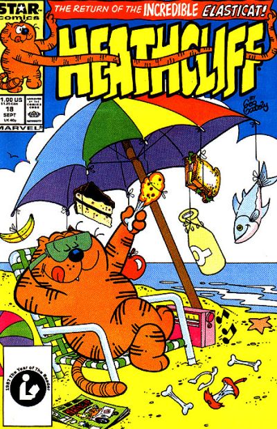 Cover for Heathcliff (Marvel, 1985 series) #18 [Direct]