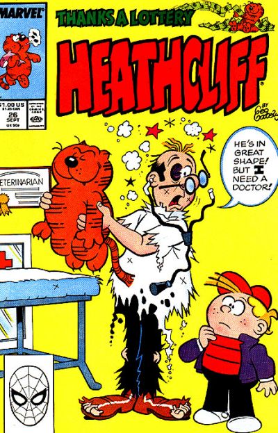 Cover for Heathcliff (Marvel, 1985 series) #26 [Direct]