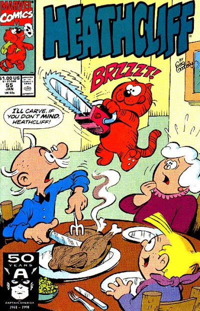 Cover for Heathcliff (Marvel, 1985 series) #55 [Direct]