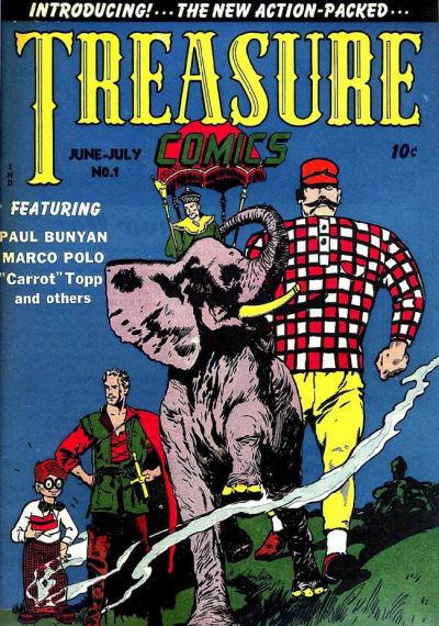 Cover for Treasure Comics (Prize, 1945 series) #1