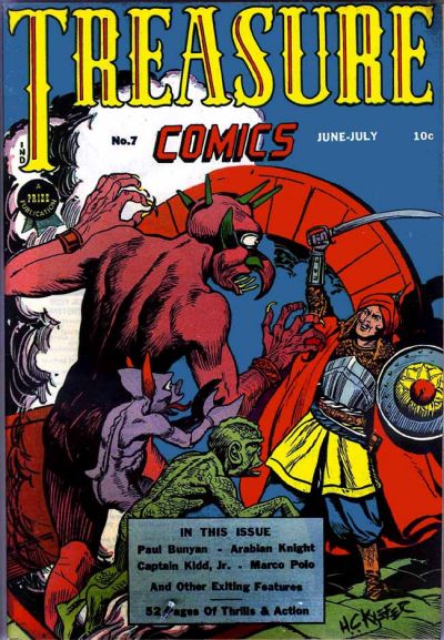 Cover for Treasure Comics (Prize, 1945 series) #7