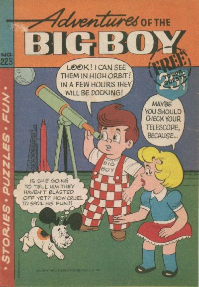 Cover for Adventures of the Big Boy (Webs Adventure Corporation, 1957 series) #223