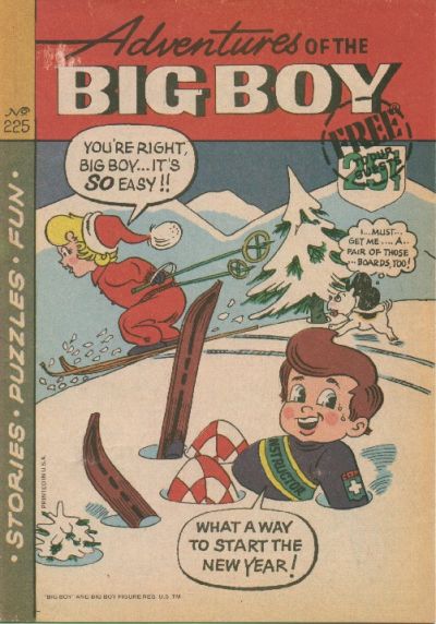 Cover for Adventures of the Big Boy (Webs Adventure Corporation, 1957 series) #225