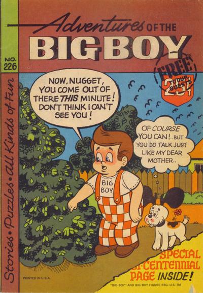 Cover for Adventures of the Big Boy (Webs Adventure Corporation, 1957 series) #226
