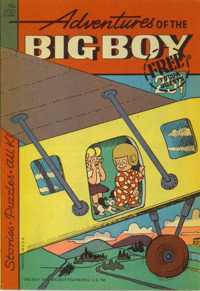 Cover for Adventures of the Big Boy (Webs Adventure Corporation, 1957 series) #232