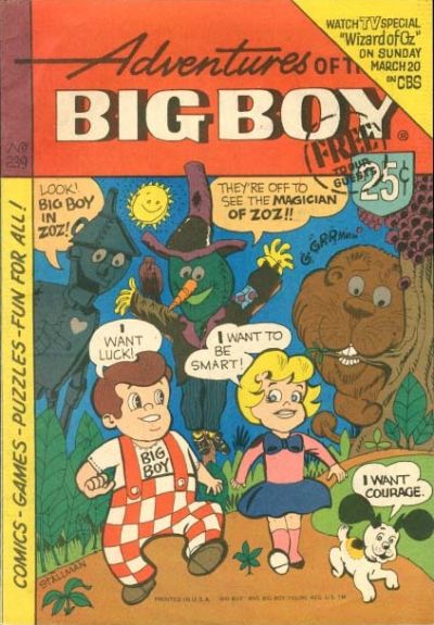 Cover for Adventures of the Big Boy (Webs Adventure Corporation, 1957 series) #239