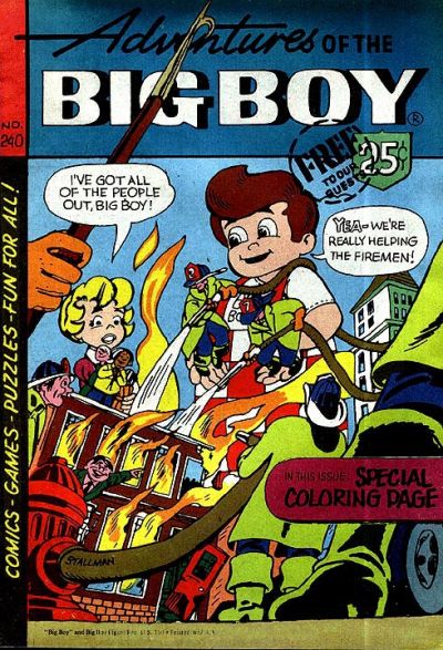 Cover for Adventures of the Big Boy (Webs Adventure Corporation, 1957 series) #240