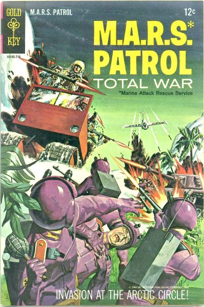 Cover for M.A.R.S. Patrol Total War (Western, 1966 series) #4