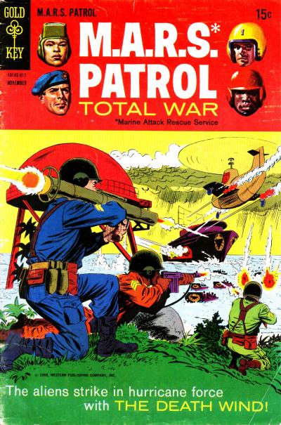 Cover for M.A.R.S. Patrol Total War (Western, 1966 series) #7