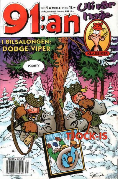 Cover for 91:an (Egmont, 1997 series) #1/1998