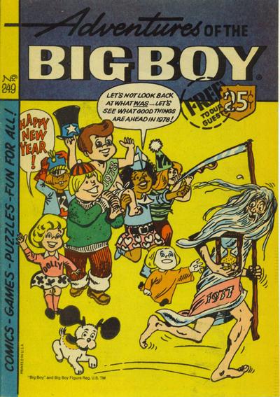 Cover for Adventures of the Big Boy (Webs Adventure Corporation, 1957 series) #249
