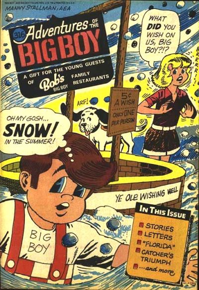 Cover for Adventures of the Big Boy (Webs Adventure Corporation, 1957 series) #316