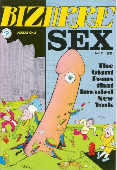 Cover for Bizarre Sex (Kitchen Sink Press, 1972 series) #1 [7th-9th printings]