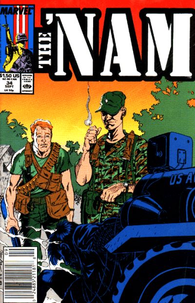 Cover for The 'Nam (Marvel, 1986 series) #34
