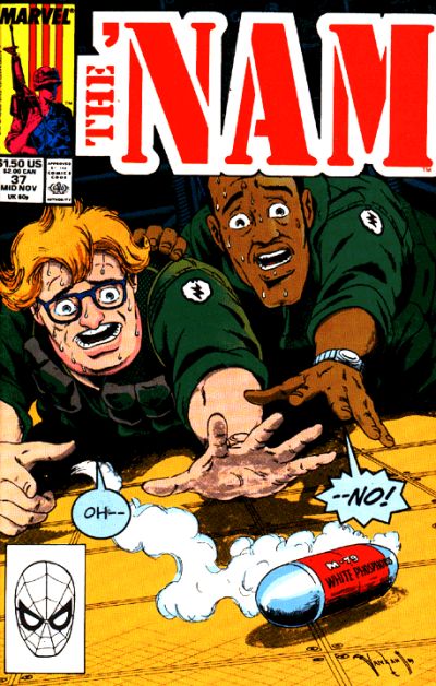 Cover for The 'Nam (Marvel, 1986 series) #37
