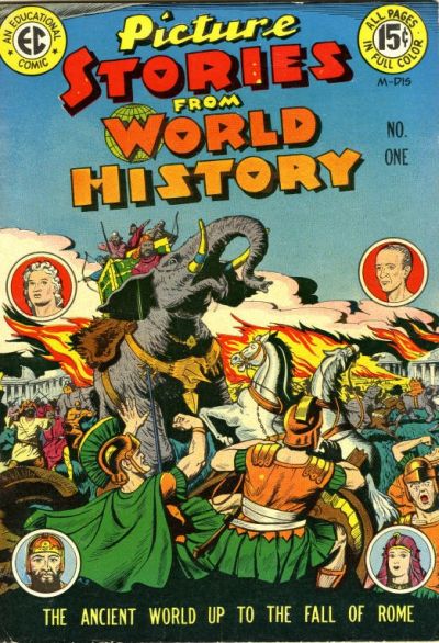 Cover for Picture Stories from World History (EC, 1947 series) #1