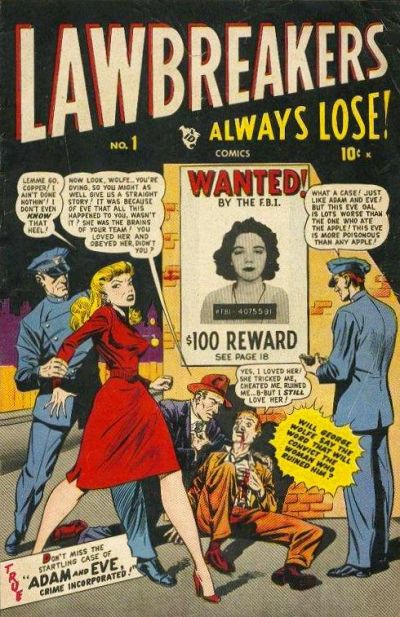 Cover for Lawbreakers Always Lose (Marvel, 1948 series) #1