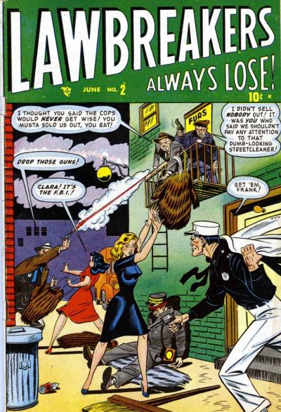 Cover for Lawbreakers Always Lose (Marvel, 1948 series) #2