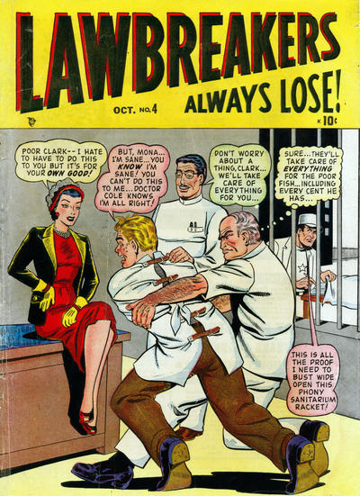 Cover for Lawbreakers Always Lose (Marvel, 1948 series) #4