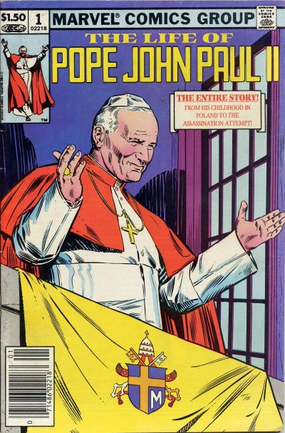 Cover for The Life of Pope John Paul II (Marvel, 1982 series) #1 [Newsstand]