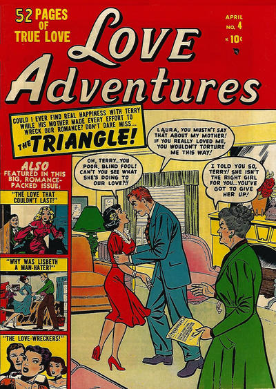 Cover for Love Adventures (Marvel, 1949 series) #4