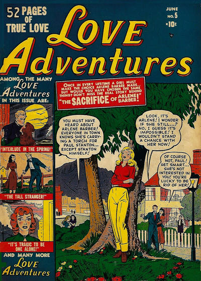 Cover for Love Adventures (Marvel, 1949 series) #5