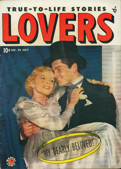 Cover for Lovers (Marvel, 1949 series) #24