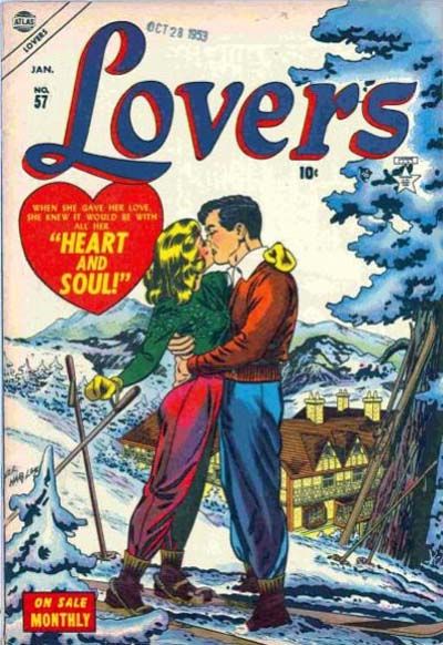 Cover for Lovers (Marvel, 1949 series) #57
