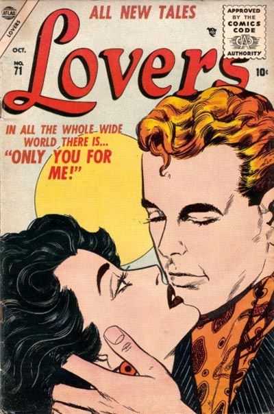 Cover for Lovers (Marvel, 1949 series) #71